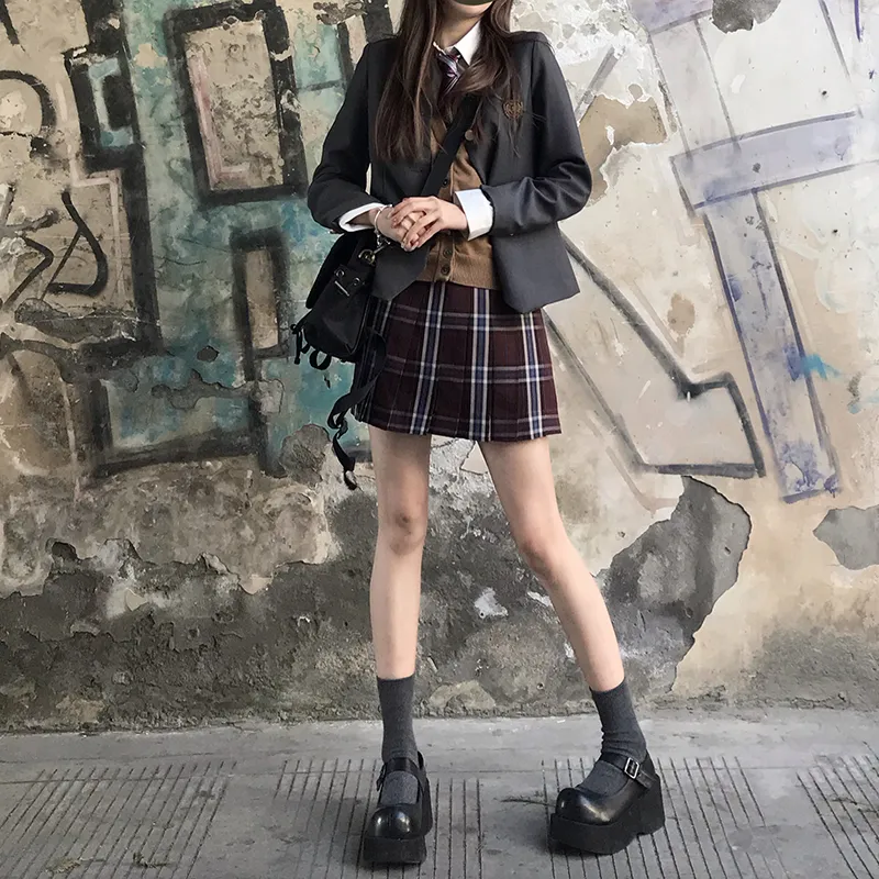 Tokyo Season Casual Short Skirts Women's Graduation Ceremony-9