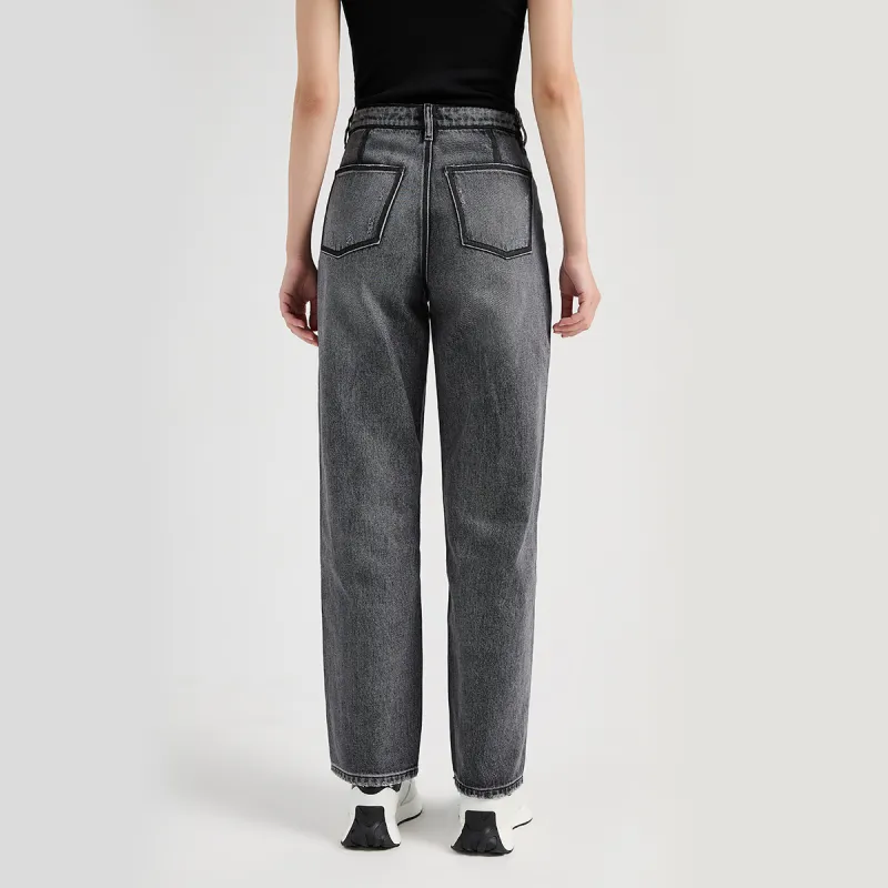 23R+ Wide Leg Jeans Women's Smoke Gray-4