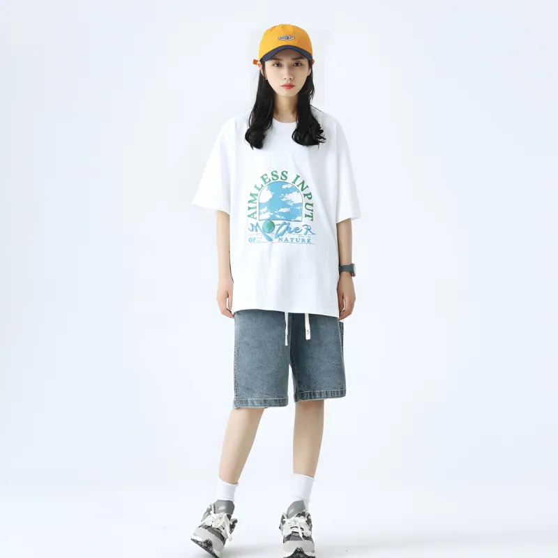 SUPERMOON Denim Shorts Unisex-5