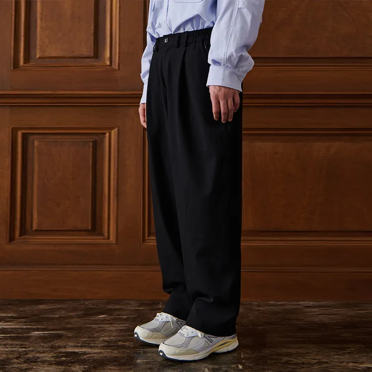 Evi Stub Tapered Pants Casual Pants Men's Black-3