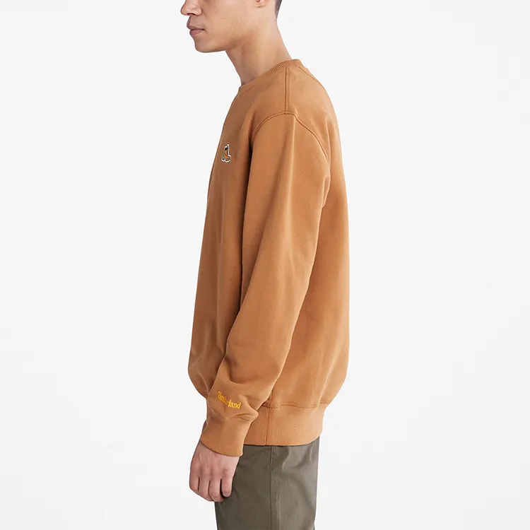 Timberland Men's Logo Crew Neck Sweatshirt Rubber-5
