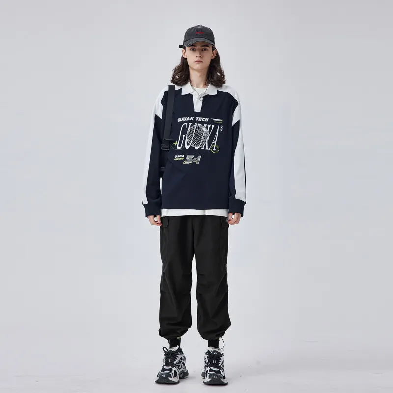 Guuka Cargo Pants Men Black-3