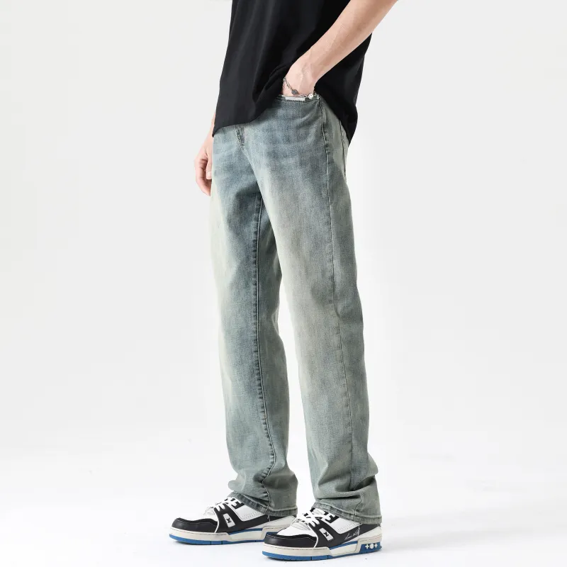 UNKNOWTAL Jeans Unisex Yellow Mud-12
