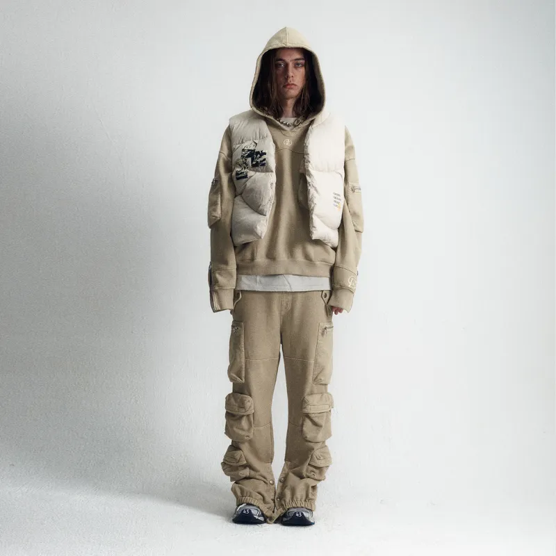 Createexploreexpandconquer Garment-dyed Cargo Trousers-2