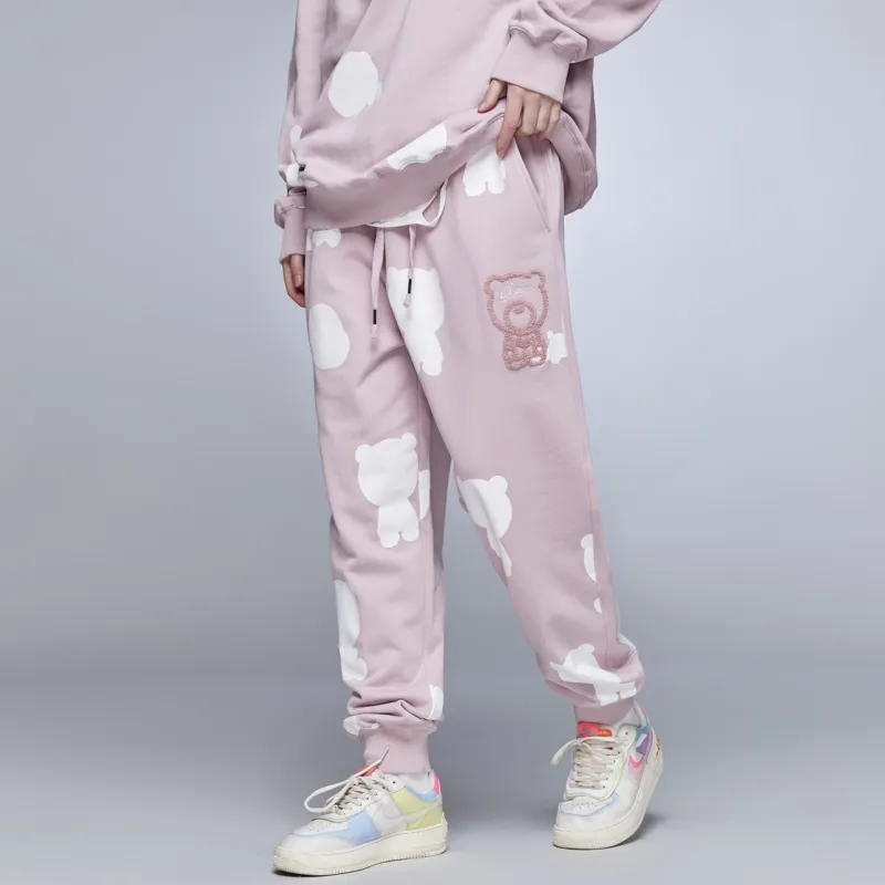 Guuka Sports Pants Unisex Dark Pink-5