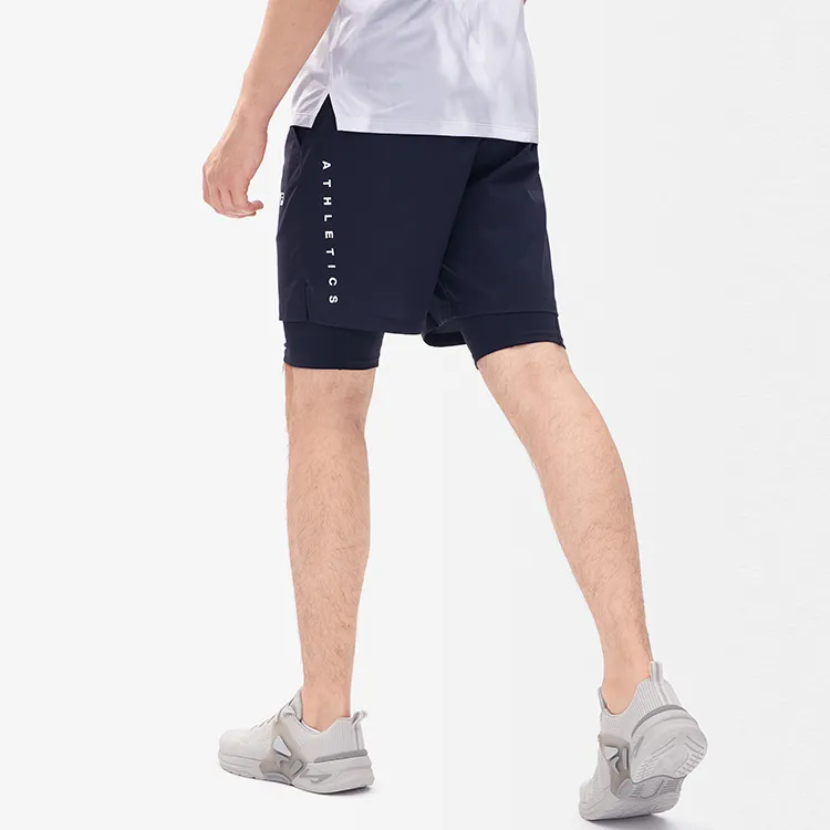 FILA Athletics Casual Shorts Men Royal Blue-4