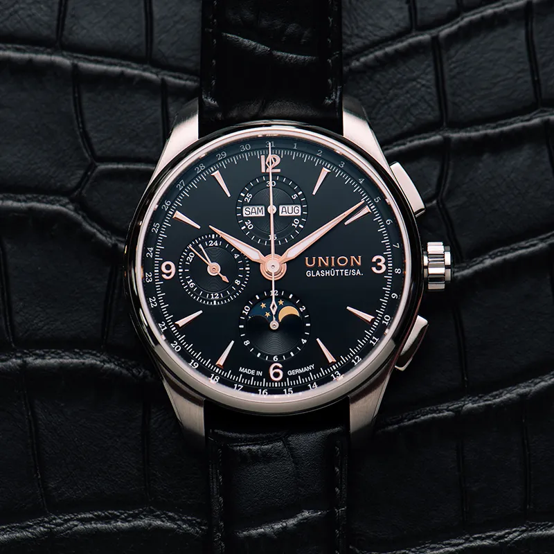 UNION GLASHUTTE/SA Men Belisar Collection Watch-2