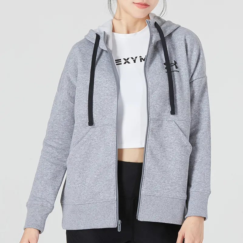 Under Armour Rival Sweatshirt Women's Gray-2