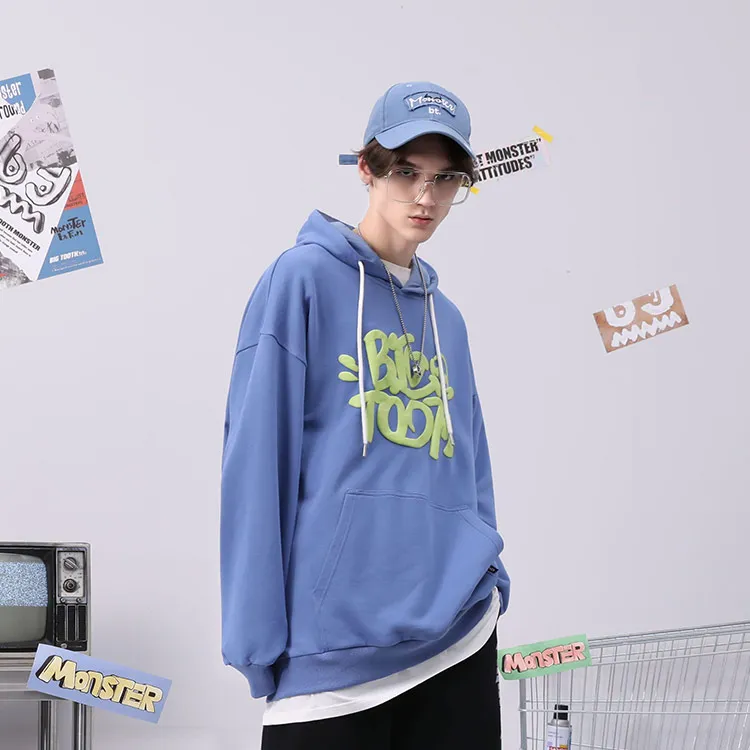 Bt Hooded Loose Fit Sweatshirt Unisex-8