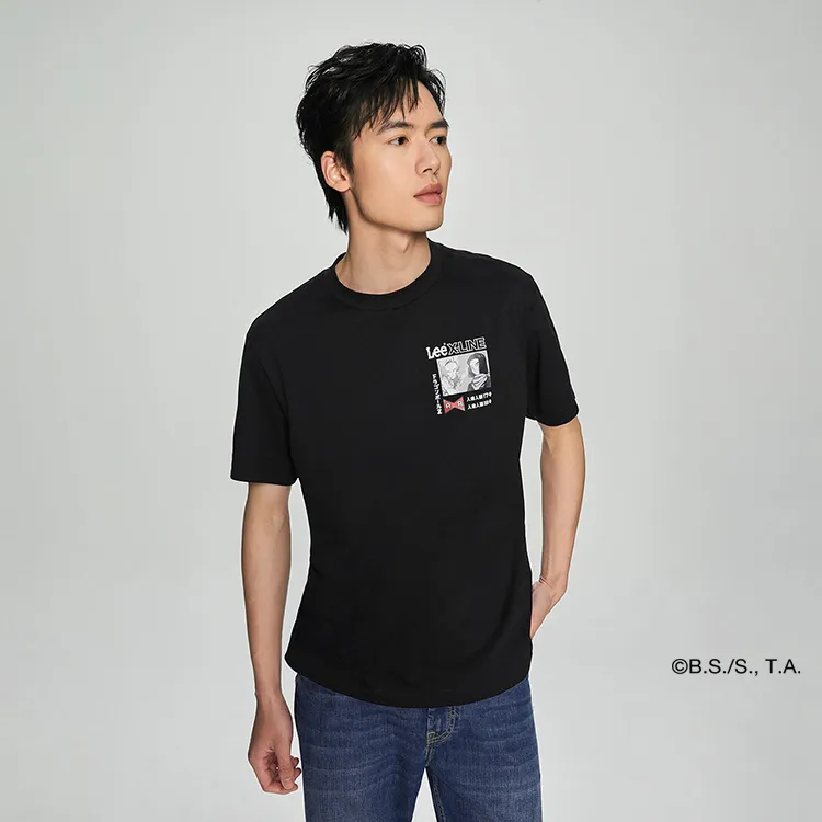 Dragon Ball X Lee X Dragon Ball Co brand T Shirts Men Black-3