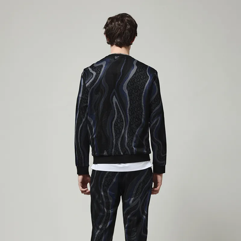 RARE Sweatshirt Men's Blue Black-4