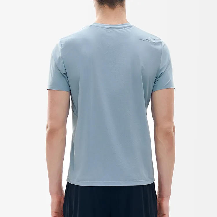 FILA Athletics T-Shirt Men's Ash Gray Blue-3