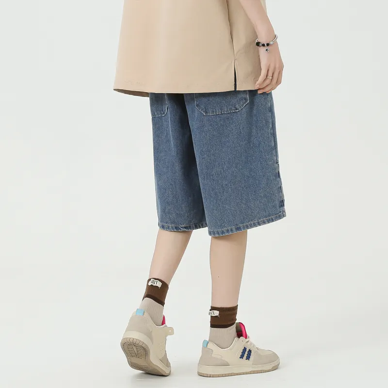 FAIRWHALE Denim Shorts Unisex-25