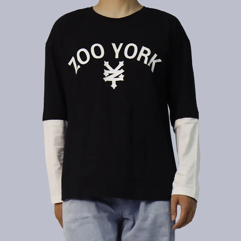 Zoo York Long-Sleeved T-Shirt Unisex Black-3