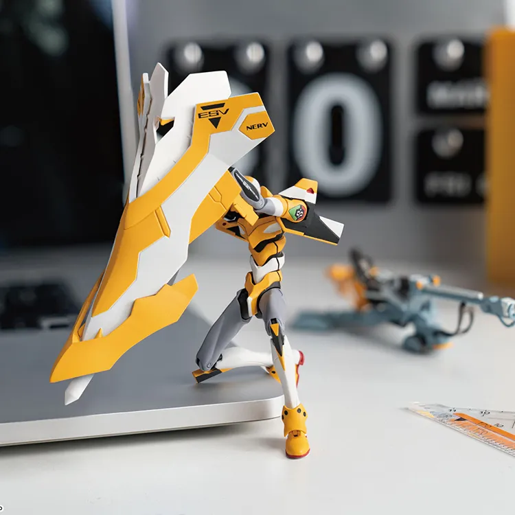 BANDAI Action Figure Collection Mecha Jitong Neon Genesis Evangelion EVA Evangelion 01 Praying Mantis Mecha Hobby Model-5