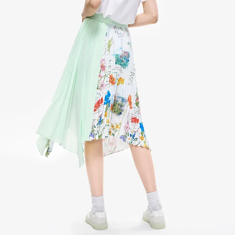 FILA Casual Long Skirts Women's All Over Print Color-3