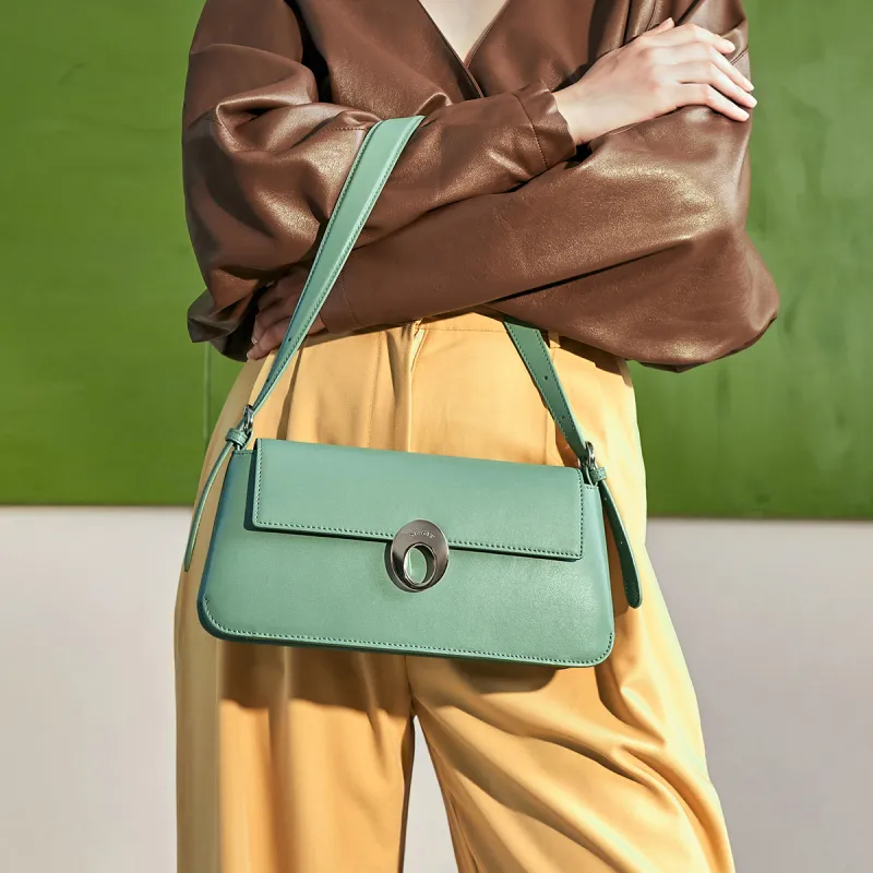 ST&SAT Genuine Leather Shoulder Bag Women's Multicolor-7