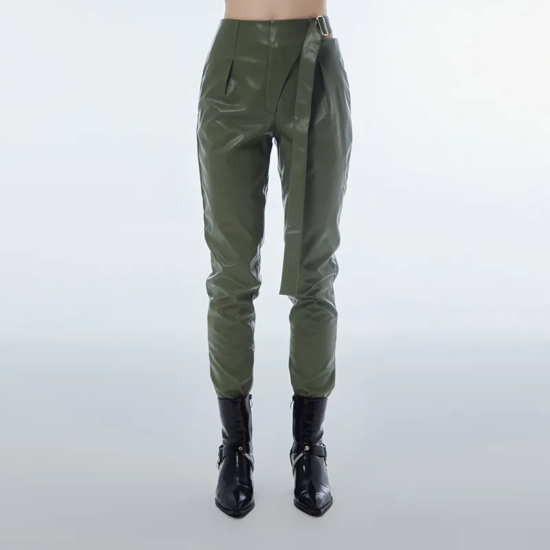 D. MARTINA QUEEN Casual Pants Women's Ocean Green-2