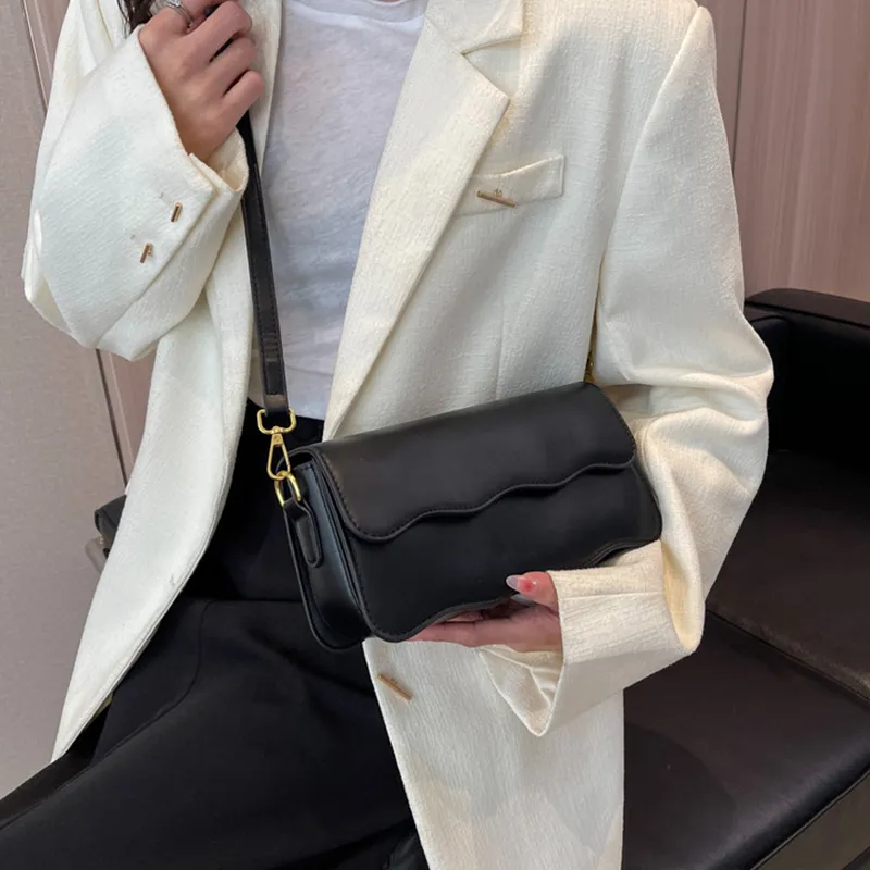 JANE KLAIN PU Small Square Bag, Crossbody Bag, Shoulder Bag Women's White-5