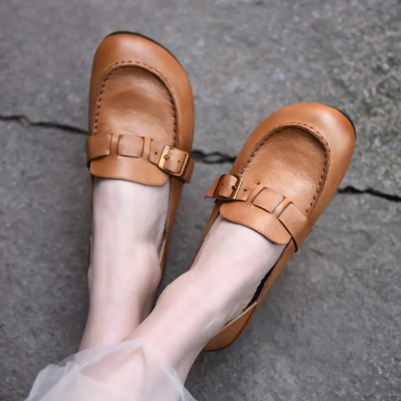 ARTMU Women's Casual Shoes Women's Low Top Coffee/Camel-18