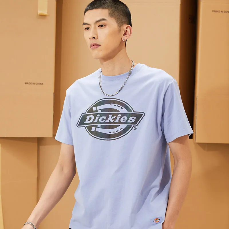 Dickies SS22 T Shirt Unisex Gray Purple-5