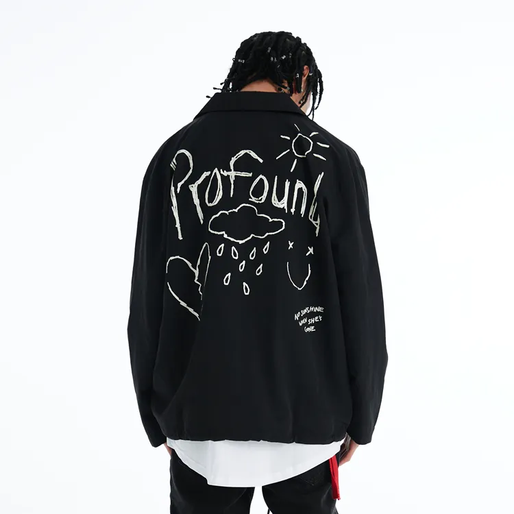 Profound Jackets Unisex Black-3