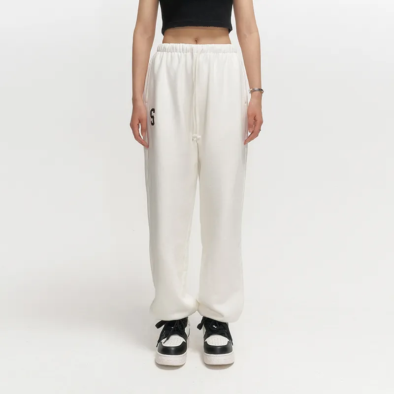 SMFK Knitted Sweatpants Unisex Sky White-2