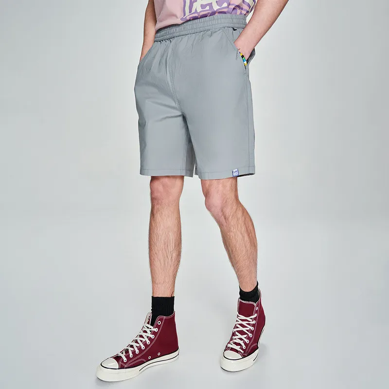 Lee Xline Casual Shorts Men Gray-4
