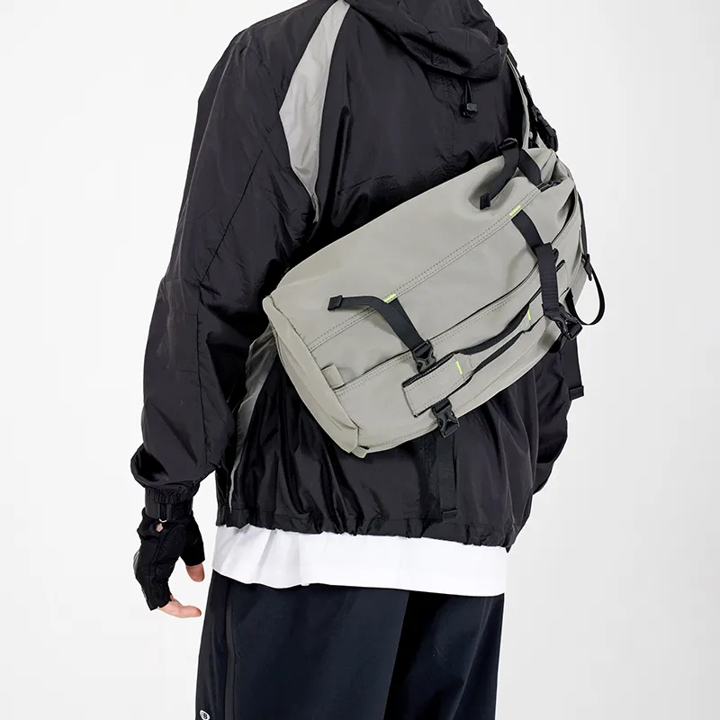 MYEDITION Messenger Bag, Gym Bag, Handbag, Shoulder Bag, Crossbody Bag, Outdoor Bag Nylon Fabric Multicolor Unisex-16