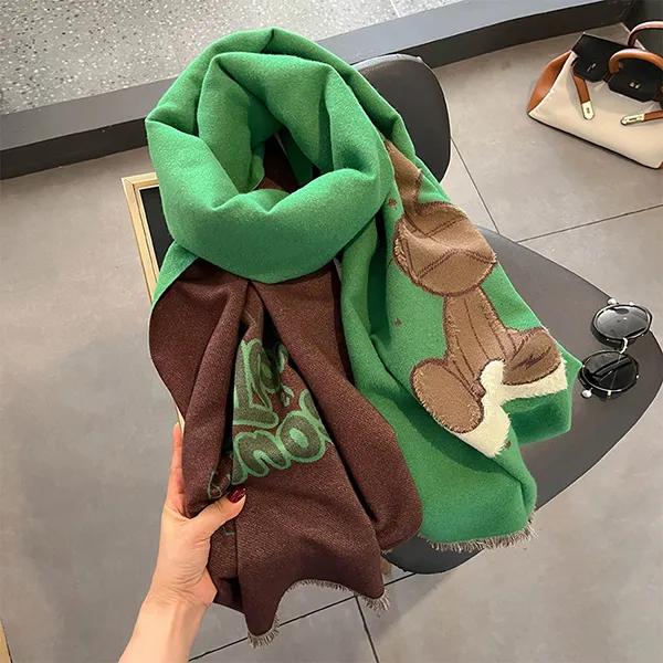 US8ACC Faux Cashmere Scarf Women's-4