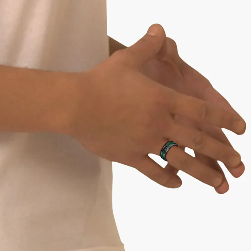 LACOSTE Rings Men Black-4