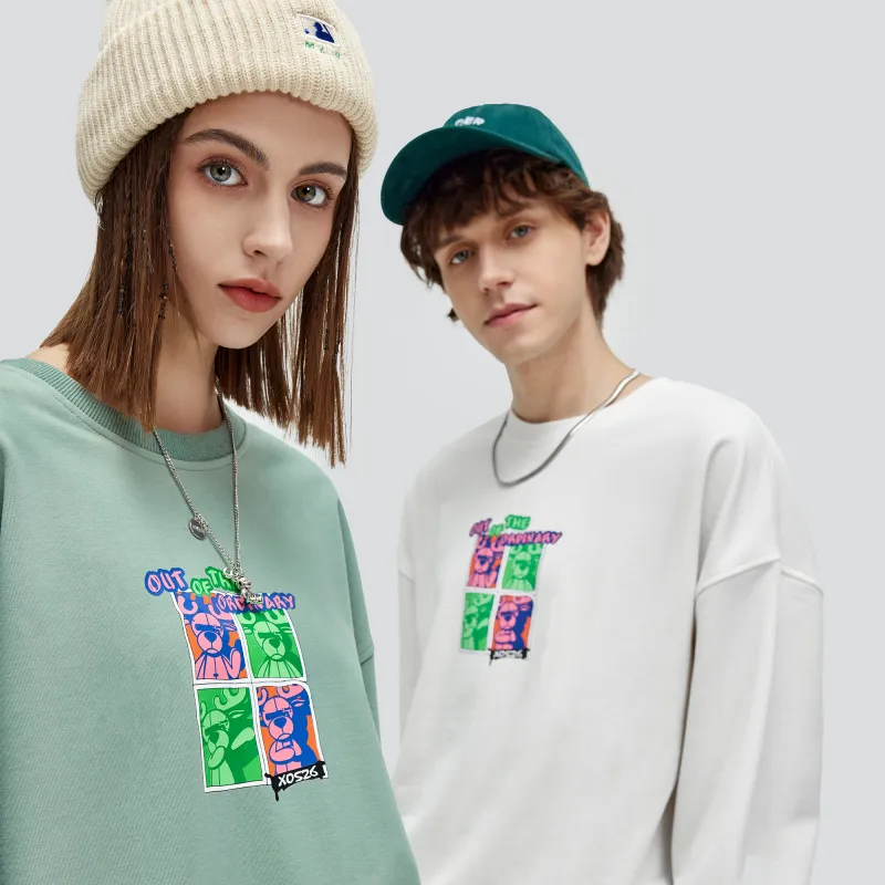 LUJIAMEN Sweatshirt Sets Men-9