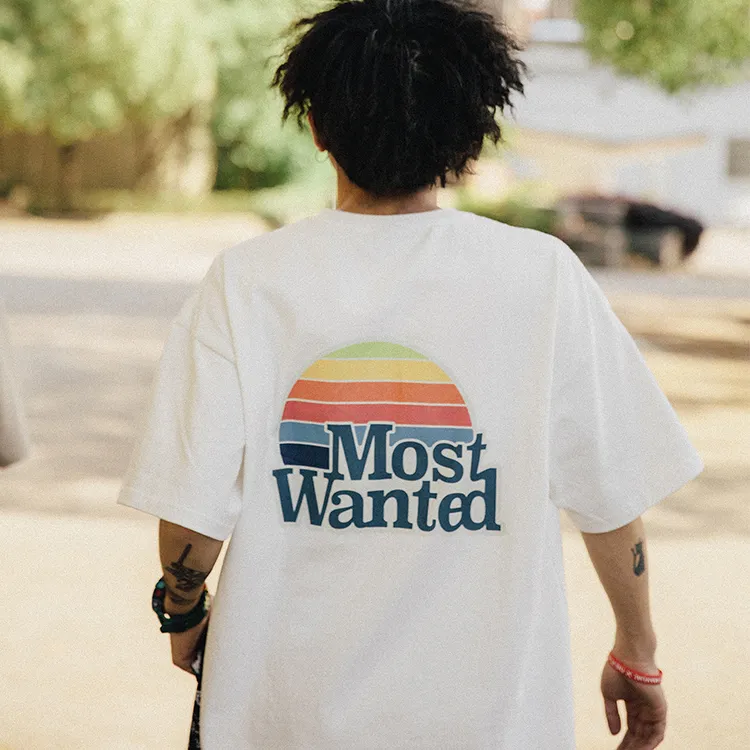 MostwantedLab MostwantedLab Classic Rainbow T Shirt Unisex-8