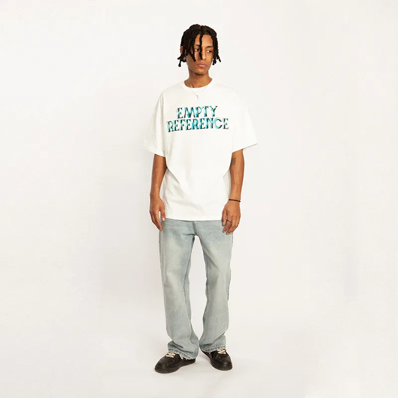 EMPTY REFERENCE T Shirts Unisex White-2