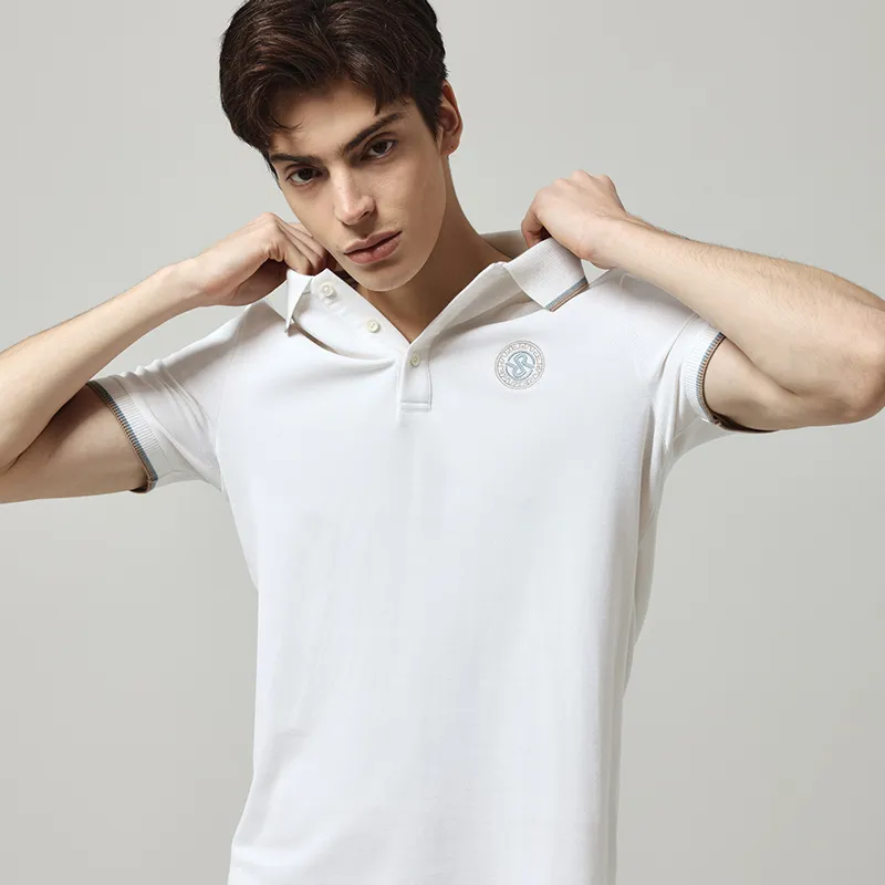 RARE Short Sleeved T Shirts Men's White-5