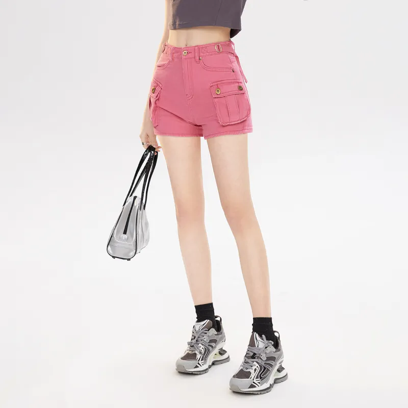 MEETLADY Denim Shorts Women's-4
