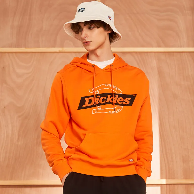 Dickies Sweatshirt Unisex Orange Red-2