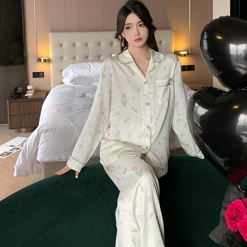 Flow Yarn Women's Pajama Sets-7
