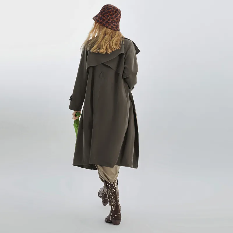 MEETLADY Trench Coats Women's-2