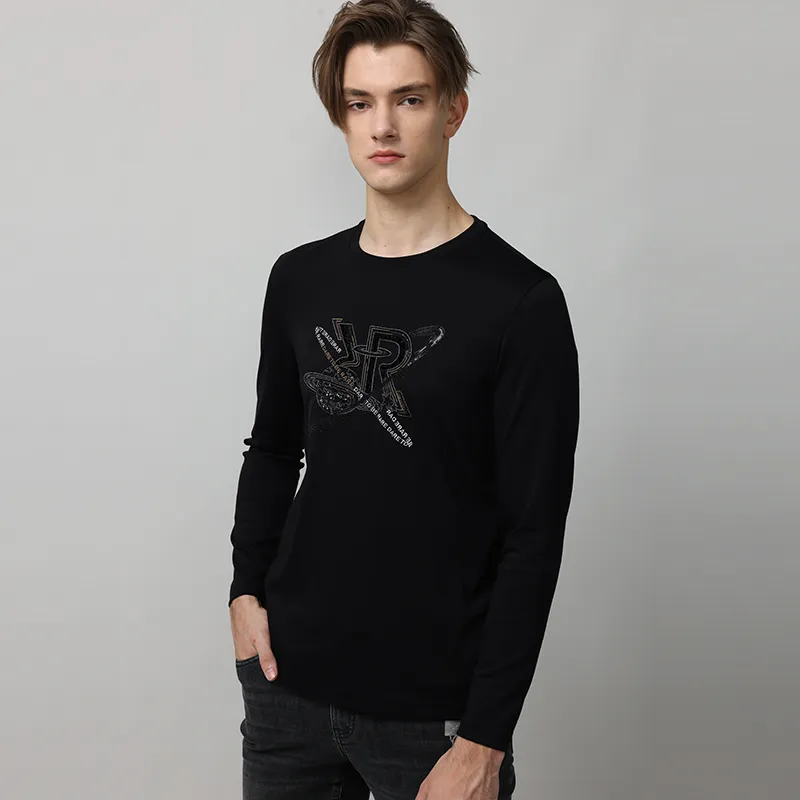 RARE FW22 Long Sleeved T Shirt Men's Black-3