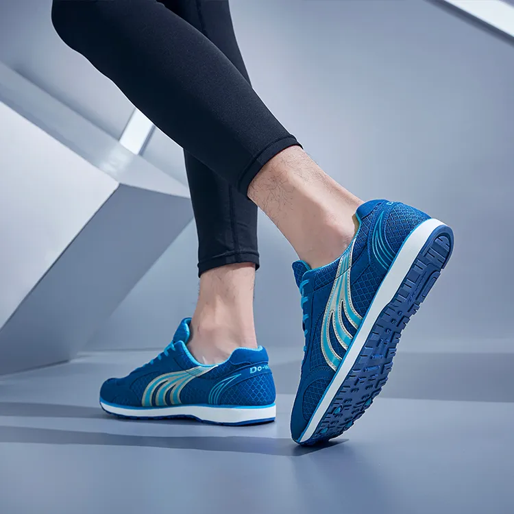DO WIN Durable Breathable Low Top Running Shoes Unisex Blue-5