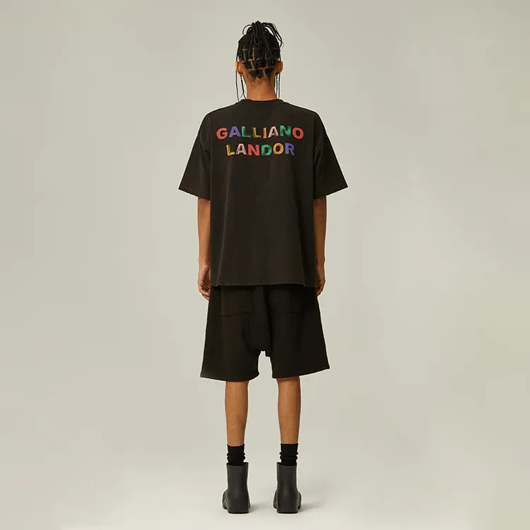 GALLIANO LANDOR SS22 T Shirt Men's Black-2