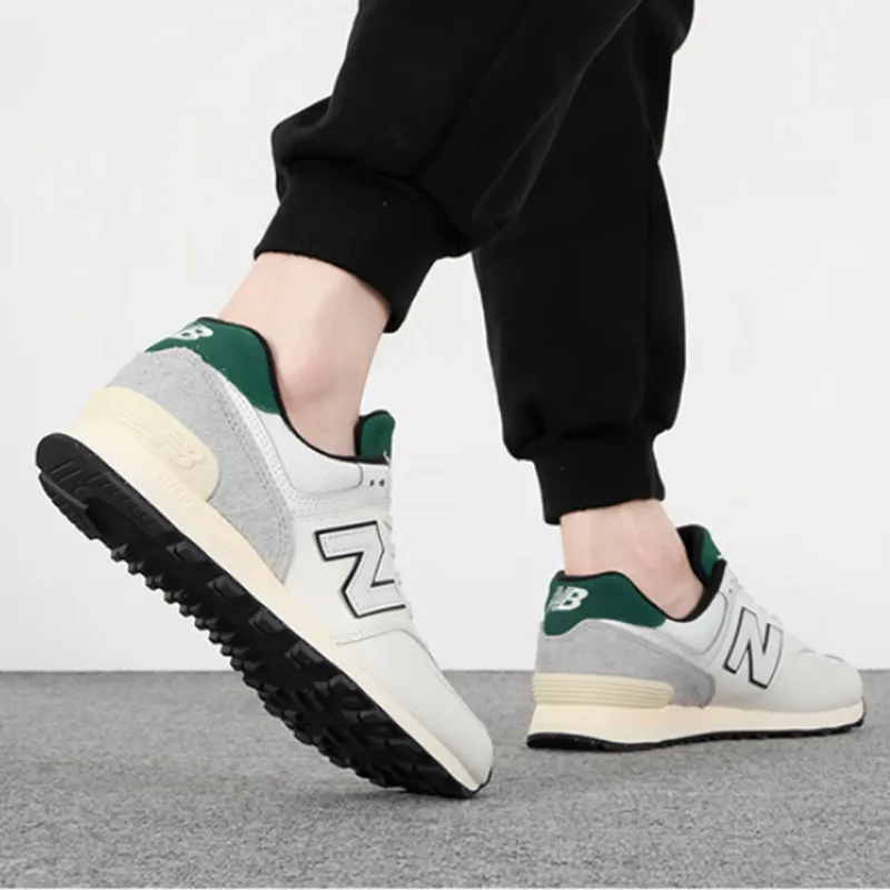 New Balance 574 White Green-8