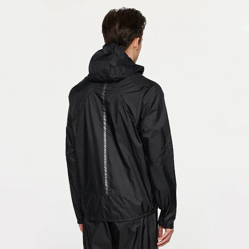 SALOMON Windbreaker Jackets Men Black-3