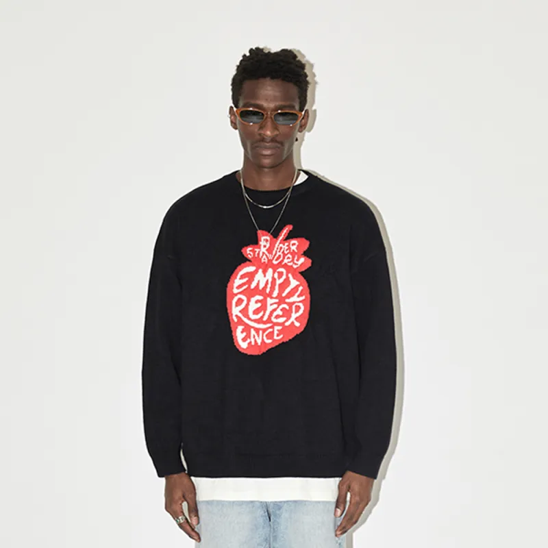 EMPTY REFERENCE Sweaters Unisex Black-2