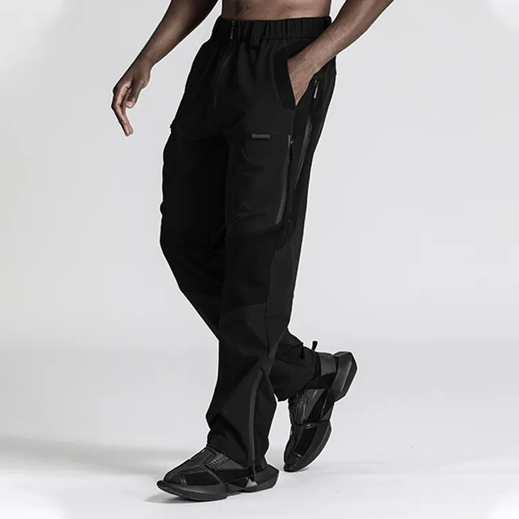 NORVINCY Western Outdoor Trendy Solid Color Cargo Pants Unisex-4