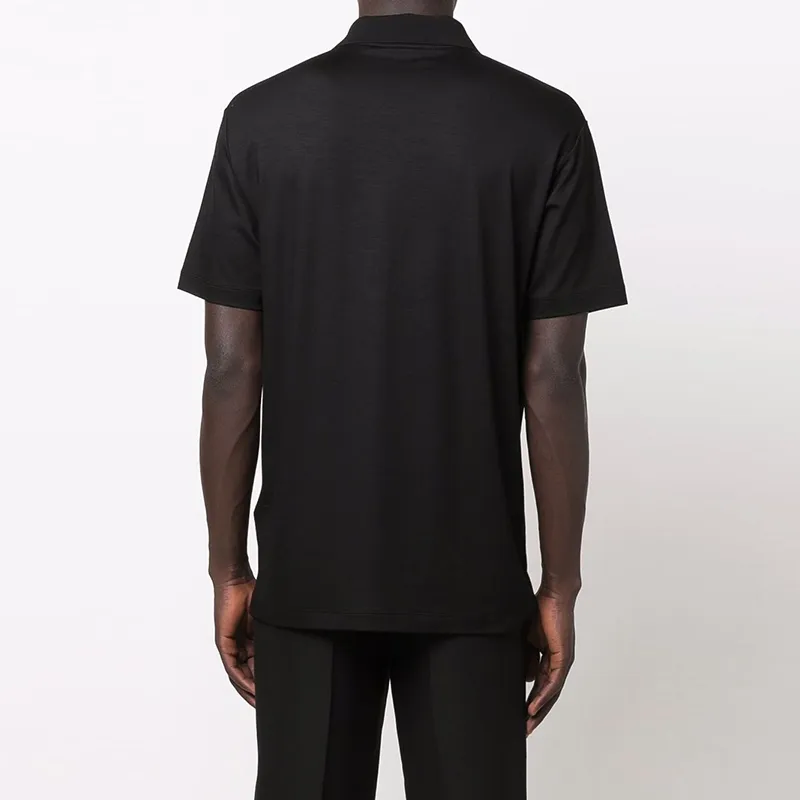 GIORGIO ARMANI Polo Shirts Men Black-4