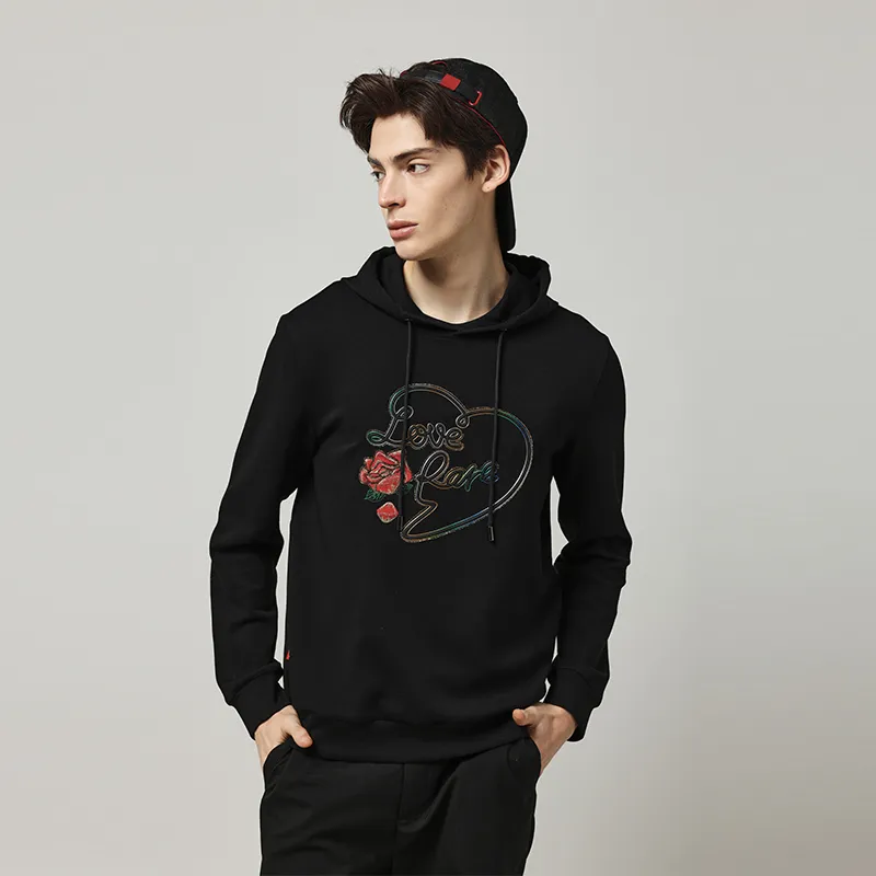 RARE Sweatshirts Men Black-5