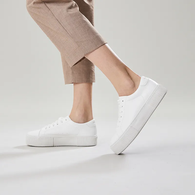 Rockfish Skateboard Shoes Women's White-6