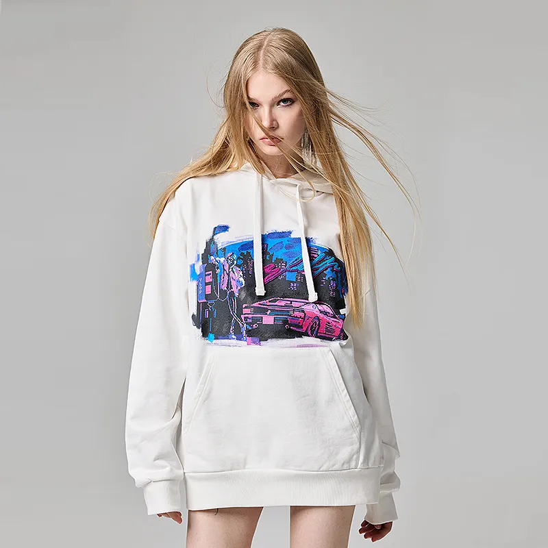 YLDP Sweatshirts Unisex White-6